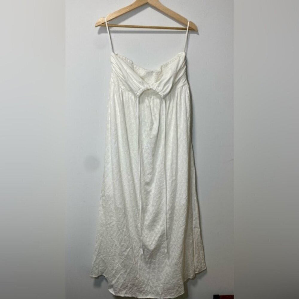 Commense White Strappy Maxi Dress NWT size L - Picture 3 of 8